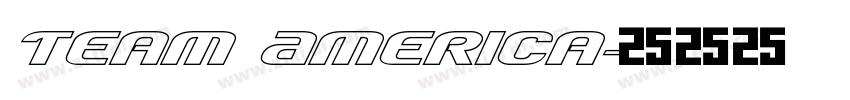 Team America字体转换